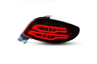 چراغ خطر 206 طرح S500 قرمز دودی یک جفت