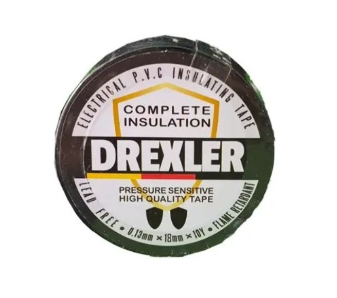 نوار چسب برق DREXLER مشکی 18میلی متر