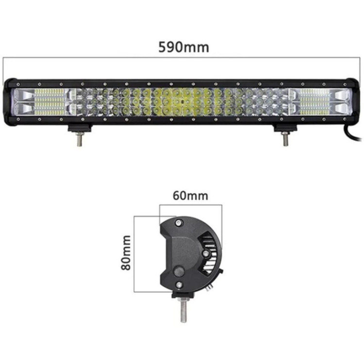 لایت بار ۳۲۴ وات سفید ۵۷ سانت White LED Light Bar