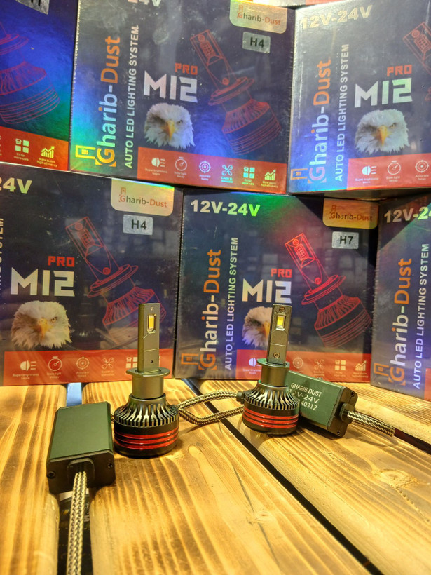 پک عمده 5 جفتی هدلایت کانپکس M12 Pro اصلی 12-24 ولت