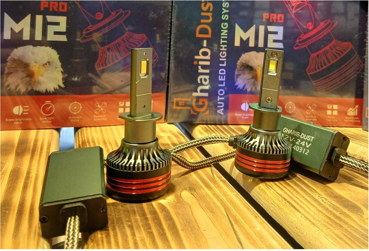 پک عمده 5 جفتی هدلایت کانپکس M12 Pro اصلی 12-24 ولت