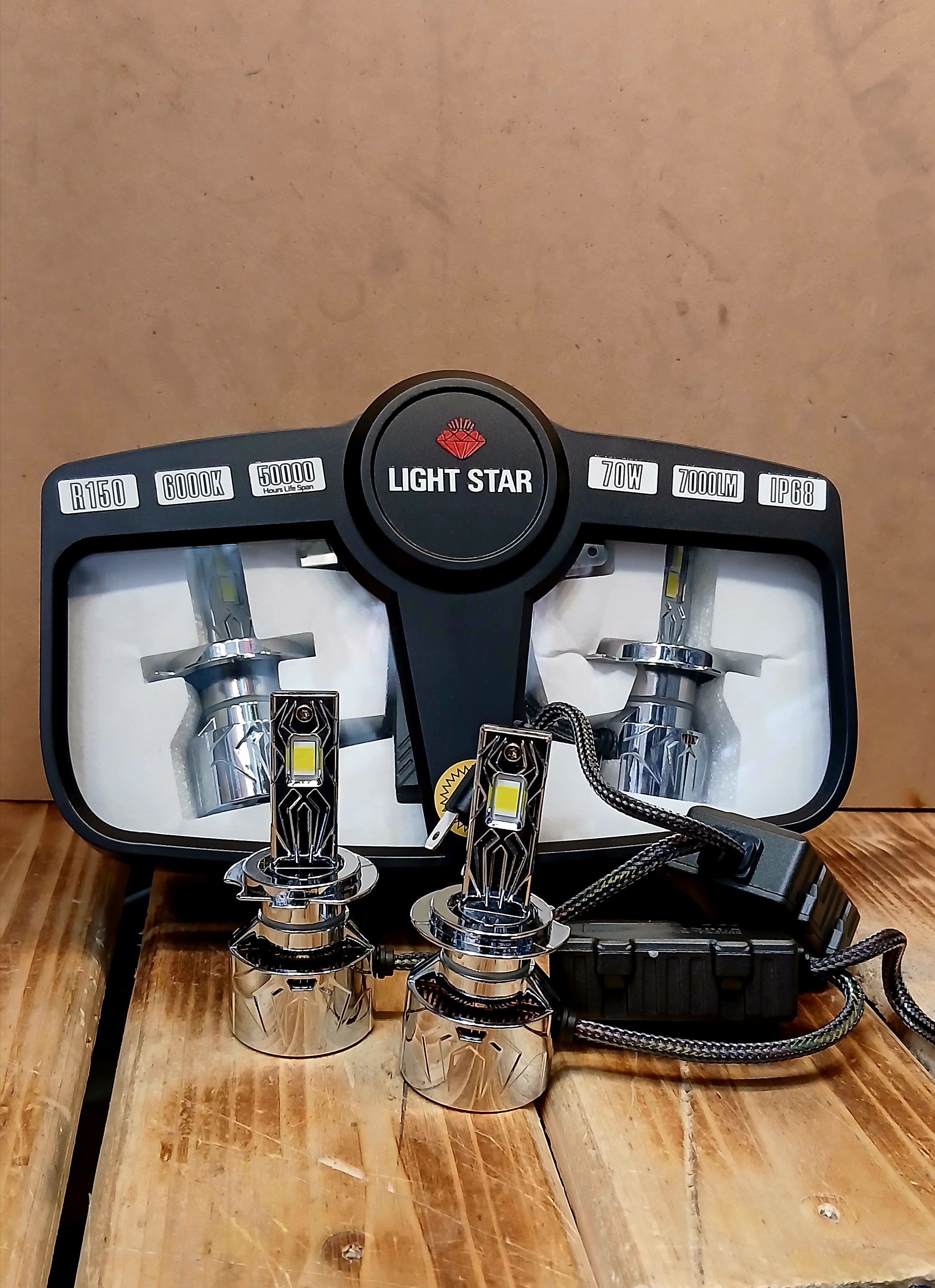 هدلایت 70واتLight Star مدل R150 سفید اصل ( باگارانتی 1 ساله )